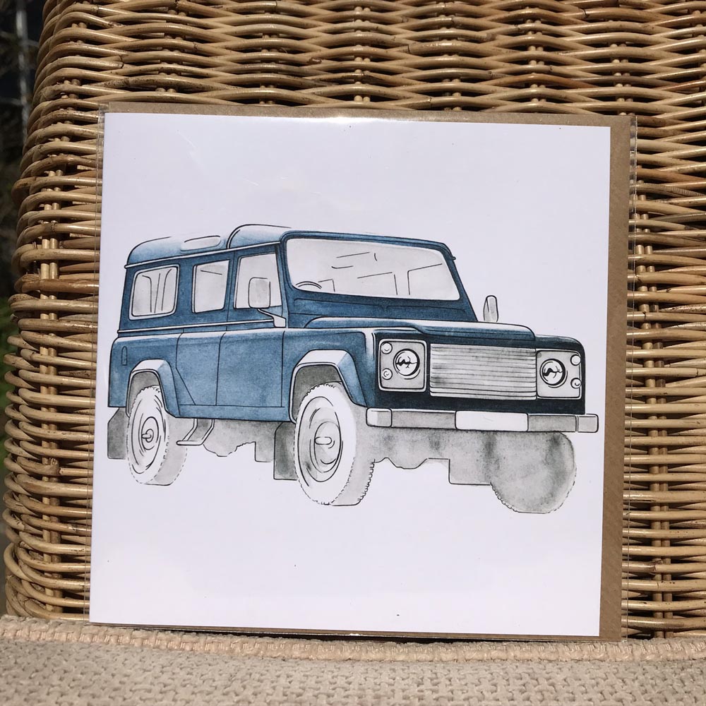 Land Rover Blue Card - Many Thanks